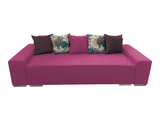 Canapea extensibilă 3 locuri violet - URBAN